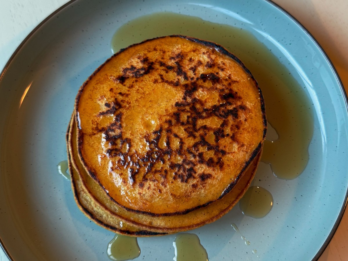 Protein Pumpkin Pancakes