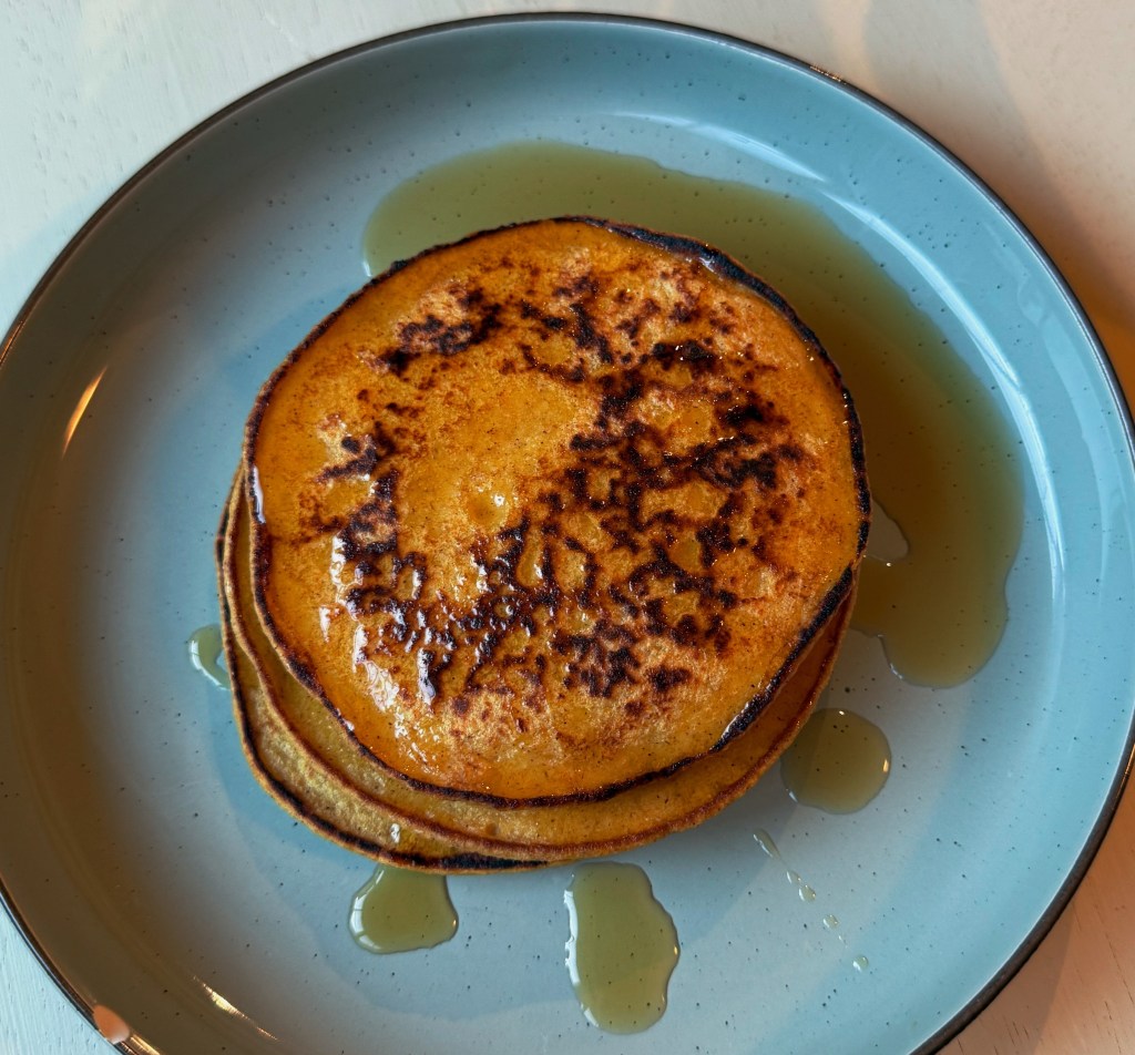 Protein Pumpkin Pancakes