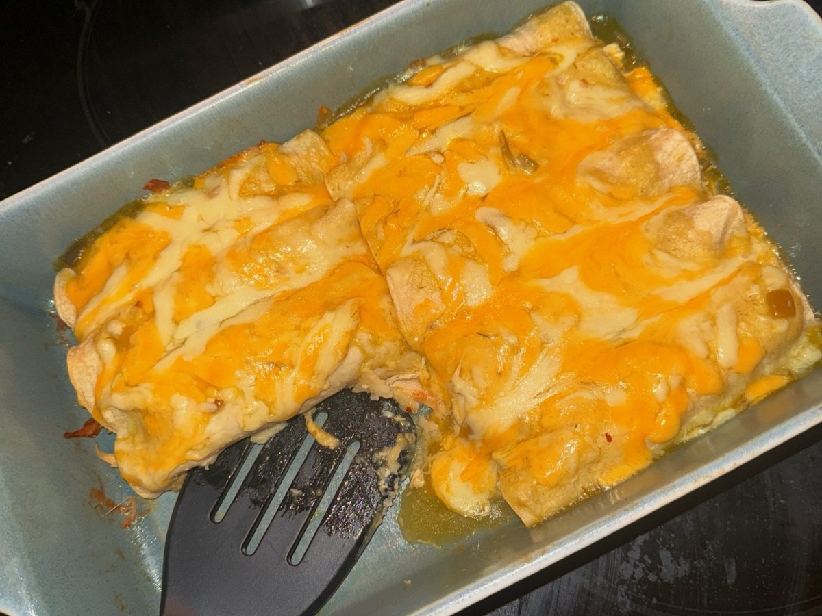 (accidentally light) Chicken&nbsp;Enchiladas