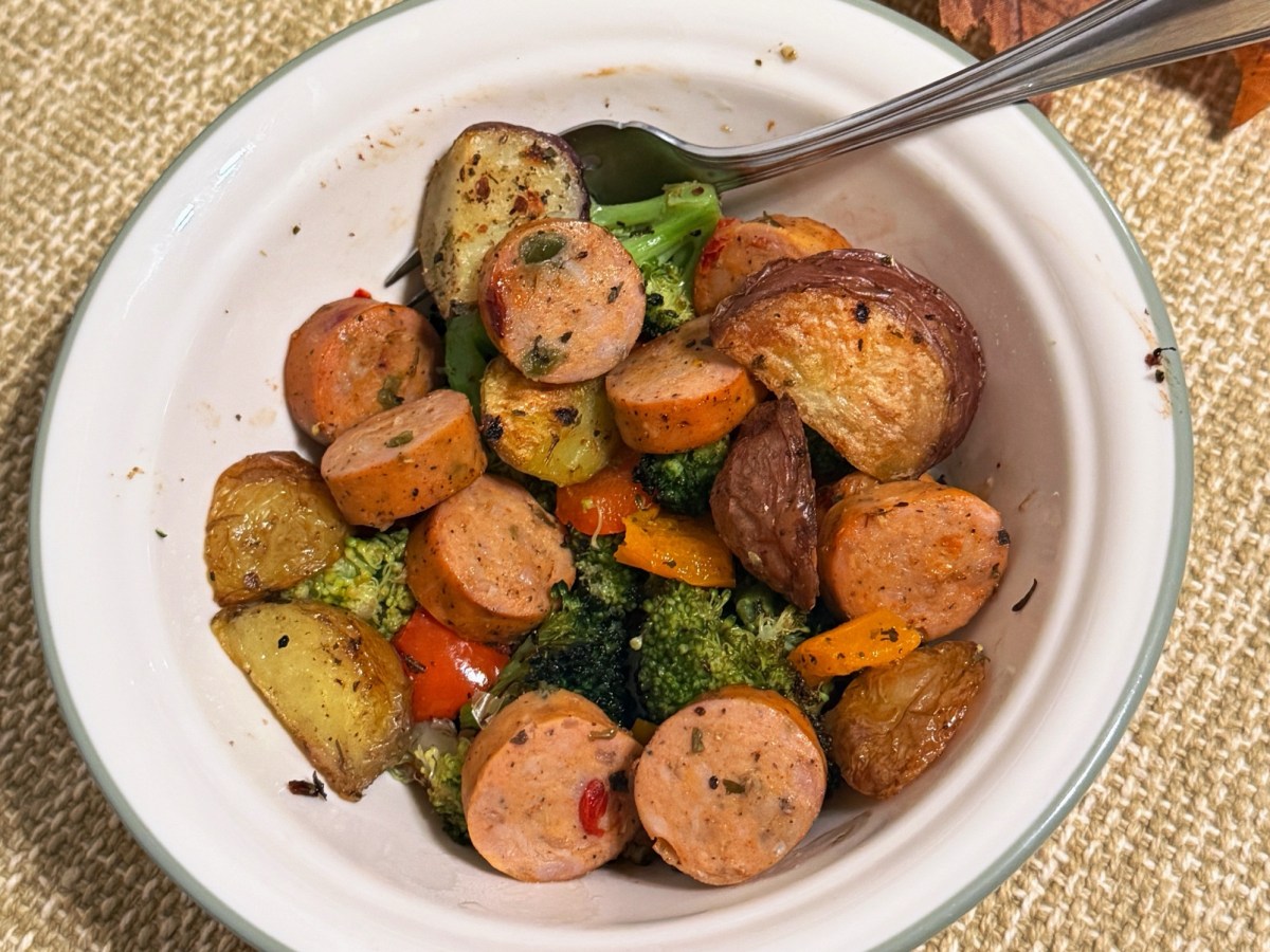 Italian Chicken Sausage & Veggies Pan&nbsp;Bake