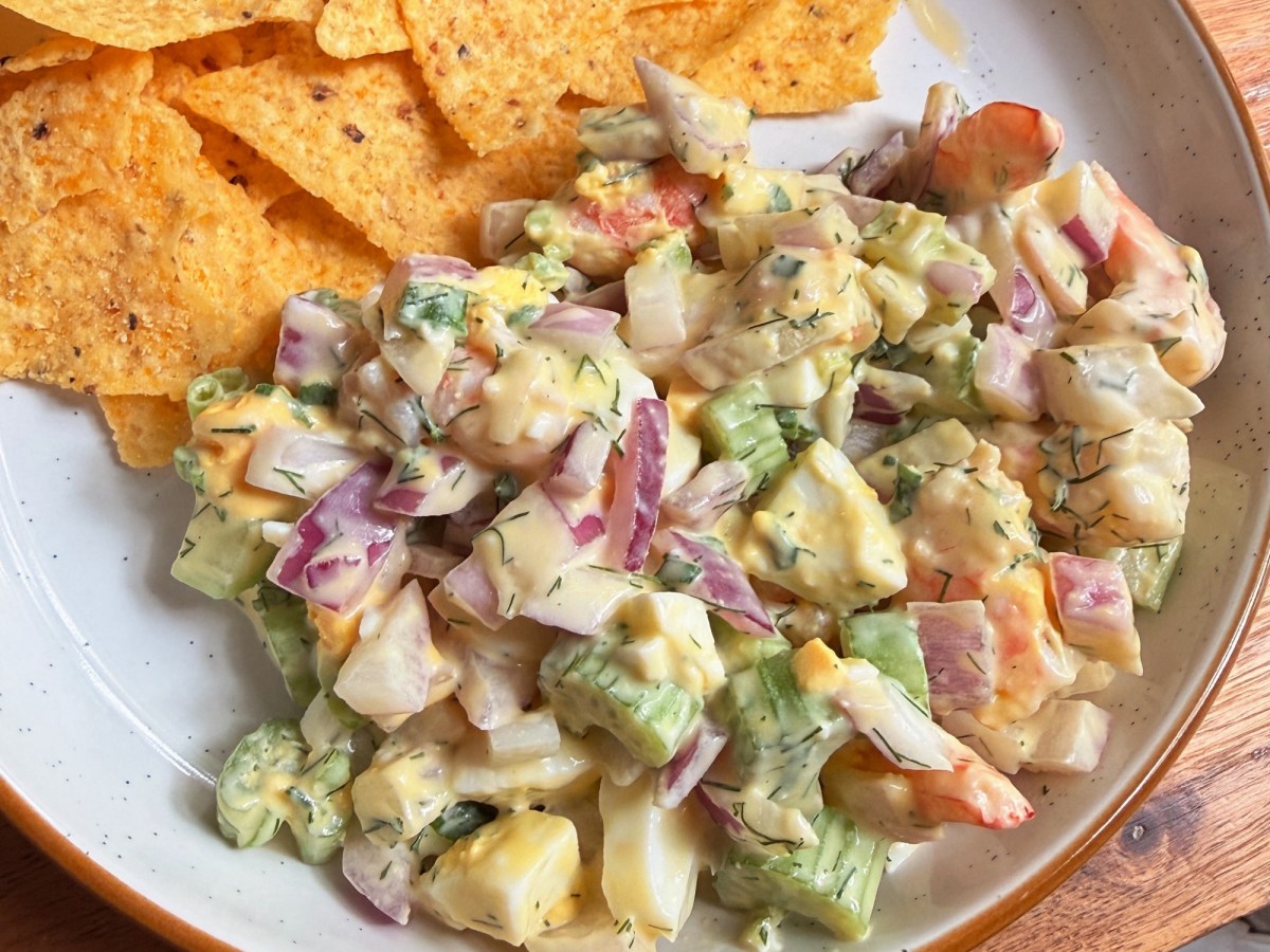 Chilled Shrimp Salad w/&nbsp;Eggs